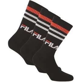 Fila Socken 3er Pack Schwarz 35-38