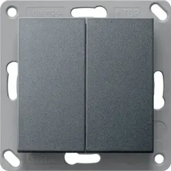 Gira 242228 EnOcean Funk Wandsender 2f System 55 Anthrazit