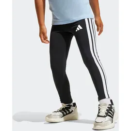 adidas Leggings sportlicher Schnitt schwarz/weiß 122