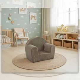 FORTISLINE Kindersessel Mini 40 x 33 x 39 cm Cord braun