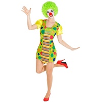 dressforfun Clown-Kostüm Frauenkostüm Clown Jekaterina grün XXL - XXL