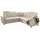 JOB Eckcouch Chenille 2-Sitzer Beige