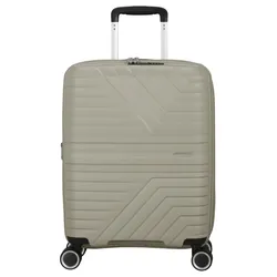Hartschalen-Trolley AMERICAN TOURISTER "FLYTWIST, verschiedene Größen und Farben", Gr. B/H/T: 40cm x 55cm x 20cm 36 l, gelb (sandstone), Polypropylen, Koffer, Hartschalen-Koffer personalisierbar Volumenerweiterung