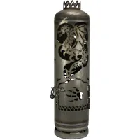 Drachen Feuerstelle Feuerschale Terassenfeuer Feuerkorb Feuertonne Edelrost