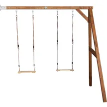 Axi Doppelschaukelanbau wandmontiert braun 404903
