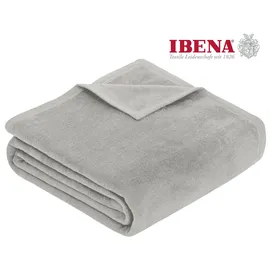IBENA Porto 180 x 220 cm silbergrau
