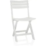 hjh living TRAVANO Gartenstuhl 42 x 91 x 80 cm weiß