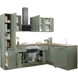 BASIC by Balculina Winkelküche Marsi L-Form 250 cm grün