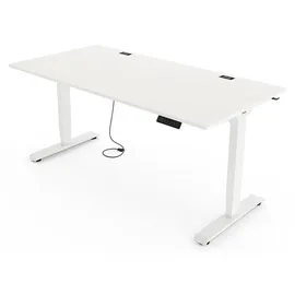 Yaasa Schreibtisch Desk Essential 120 x 80 cm Weiß/Weiß