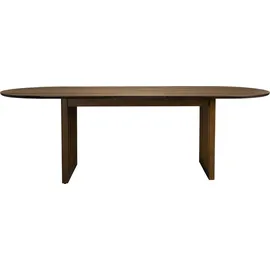 Dutchbone Esstisch BARLET ausziehbar 200 bis 240 cm Walnussfurnier von DutchBone - Braun