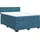 vidaXL Boxspringbett 140 x 200 cm Dunkelblau