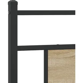 vidaXL Ersatz-Kopfteil Sonoma-Eiche 80 cm Holzwerkstoff und Stahl