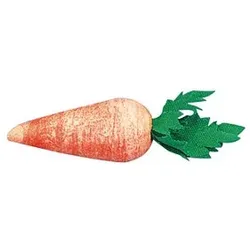 Rayher Dekoartikel orange Karotte aus Watte Ø 1,8 cm 10 St.