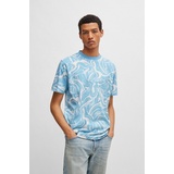 Boss T-Shirt mit Allover-Print Modell 'Ocean', Ocean, XL