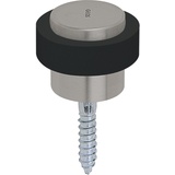 grundmann Bodentürpuffer WG, ø 48 mm, Höhe 38mm, Anschlag Gummiring, Edelstahl sat. ; 1 Stück