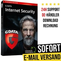 GData Internet Security 2024 - 3 Geräte - 1 Jahr - WIN/MAC/Android - E-Mail