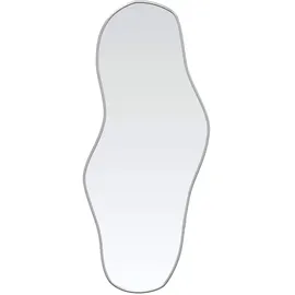 vidaXL Wandspiegel 100 x 45 cm Silber