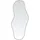 vidaXL Wandspiegel 100 x 45 cm Silber