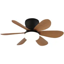GLOBO Delores 51 cm Deckenventilator Braun