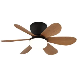 GLOBO Delores 51 cm Deckenventilator Braun