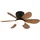GLOBO Delores 51 cm Deckenventilator Braun