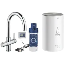 Grohe red nordic duo kitchen faucet