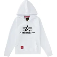 Alpha Industries Kinder-Sweatshirt Basic Hoodie Kids/Teens - white in