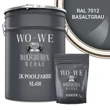 WO-WE Poolfarbe SL450 grau seidenglänzend 2,5 l