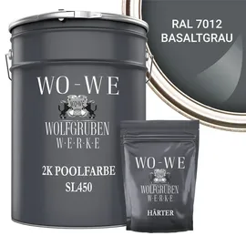 WO-WE Poolfarbe SL450 grau seidenglänzend 2,5 l