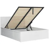 petits-meubles Boxspringbett 140 x 200 cm Weiß