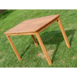 ALEOS. ALEOS Gartentisch 120 x 70 x 75 cm Braun