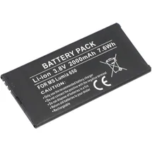 AccuCell Akku passend für Microsoft Lumia BV-T3G, Lumia 650, Lumia 650 DS 3,8 Volt 2000mAh