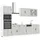 vidaXL Küchenschrank-Set Kalmar 7-tlg. Grau