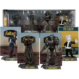 McFarlane Toys - Fallout Movie Maniacs 4er-Pack Lucy, Maximus, The Ghoul & Vault Boy 15,2 cm,