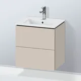 Duravit Waschtischunterschrank 2 Auszüge 52 x 42,1 x 55 cm Grau Matt