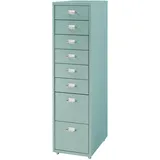 [en.casa] Kökar Rollcontainer 28 cm x 41 cm x 109 cm Mintgrün