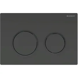 Geberit Omega20 Betätigungsplatte Schwarz/matt