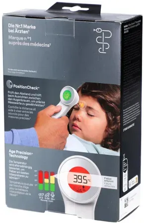 Braun Thermometer Z/cont.+contact Age Precis.zwart