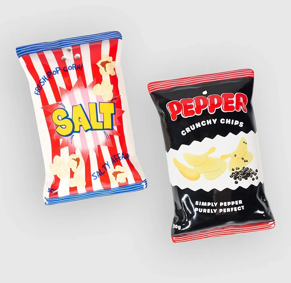 bitten Salt And Pepper Snack Set Of 2 Ceramic Decor multicolor Gr. Uni