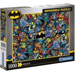 Clementoni® Puzzle Impossible Collection, Batman, 1000 Puzzleteile bunt