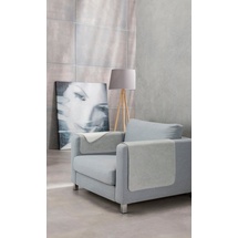 Ibena Doubleface Dublin 50 x 70 cm grau/natur