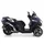 ARROW Homologierter Schalldämpfer Aluminium mit Carbon-Endkappe Schwarz für Peugeot Metropolis 400 17-21