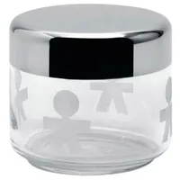Alessi Girotondo Küchendose silber 0,5 l