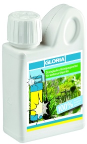 GLORIA Sprühgeräte-Reiniger, Ökologisches Reinigungsmittel f. Gartensprühgeräte, Inhalt: 250 ml