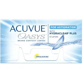 Acuvue Oasys for Astigmatism 6 St. / 8,60 BC / 14,50 DIA / -2,00 DPT / -0,75 CYL / 120° AX