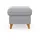 Home Affaire Polsterhocker Trelleborg 58 x 48 x 58 cm Silber