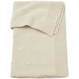 Meyco Baby Knots 75x100 Cm Minikrippendecke - Soft Sand - One Size
