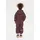 ZigZag Schneeoverall ZIGZAG "Vally", Mädchen, Gr. 110, EURO-Größen, braun (dunkelbraun, rot), 100% Polyester, lang, Overalls, mit wasser- und winddichter TPU-Membran
