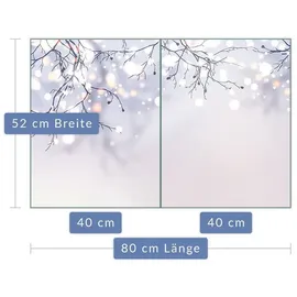 decorwelt Herdabdeckplatte 80x52 beige