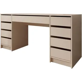 Mirjan24 Schreibtisch Ada Bis 9 Schubladen, Rechteckig,Rechteckig, 154x76x55 cm, Arbeitszimmer, Schreibtische, Bürotische